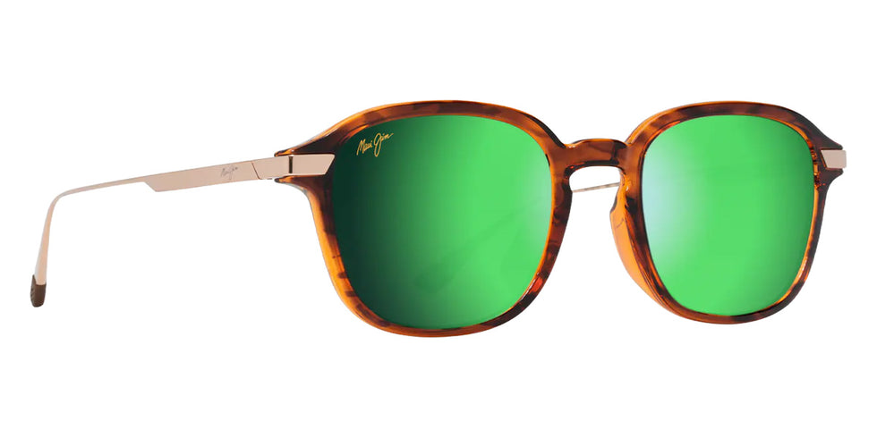 Maui Jim KA'OUO ASIAN FIT MM625-029 53 - Shiny Dark Havana with Gold #id:mjimm625029_s:134105