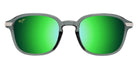 Maui Jim KA'OUO ASIAN FIT MM625-030 53 - Shiny Transparent Gray with Silver #id:mjimm625030_s:118100