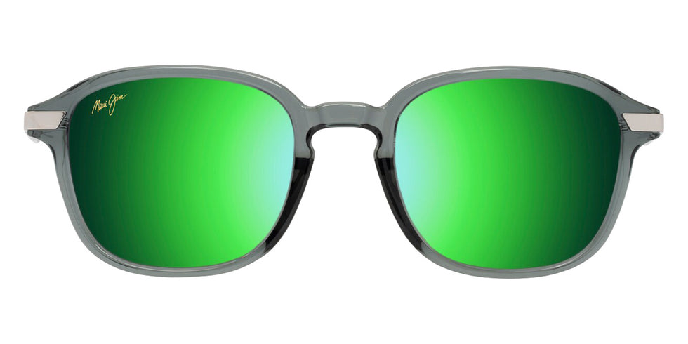 Maui Jim KA'OUO ASIAN FIT MM625-030 53 - Shiny Transparent Gray with Silver #id:mjimm625030_s:118100