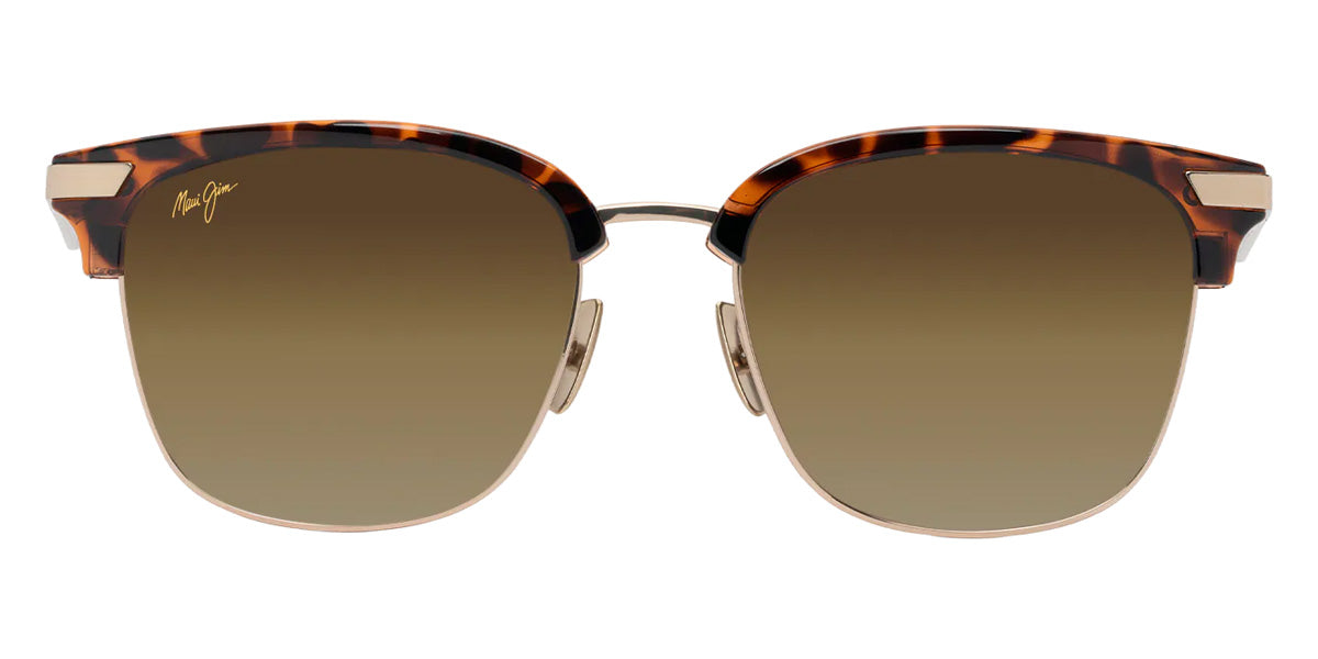 Maui Jim KALAUNU ASIAN FIT MM629-006 55 - Shiny Dark Havana with Gold #id:mjimm629006_s:148100