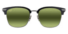Maui Jim KALAUNU ASIAN FIT MM629-019 55 - Shiny Black with Dark Silver #id:mjimm629019_s:110100