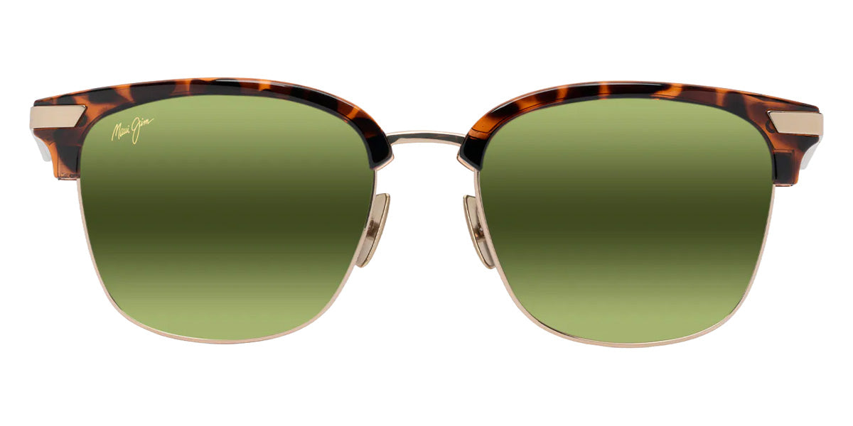 Maui Jim KALAUNU ASIAN FIT MM629-021 55 - Shiny Dark Havana with Gold #id:mjimm629021_s:150100