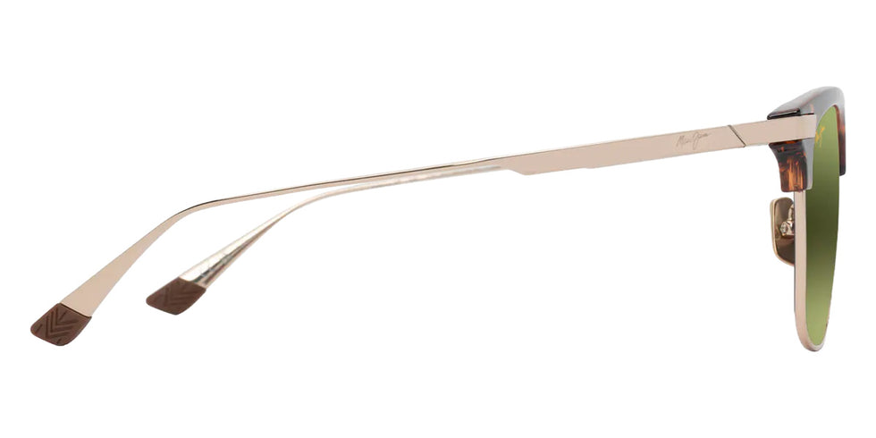 Maui Jim KALAUNU ASIAN FIT MM629-021 55 - Shiny Dark Havana with Gold #id:mjimm629021_s:150110
