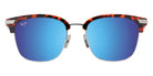 Maui Jim KALAUNU ASIAN FIT MM629-023 55 - Shiny Red Havana with Silver #id:mjimm629023_s:120100