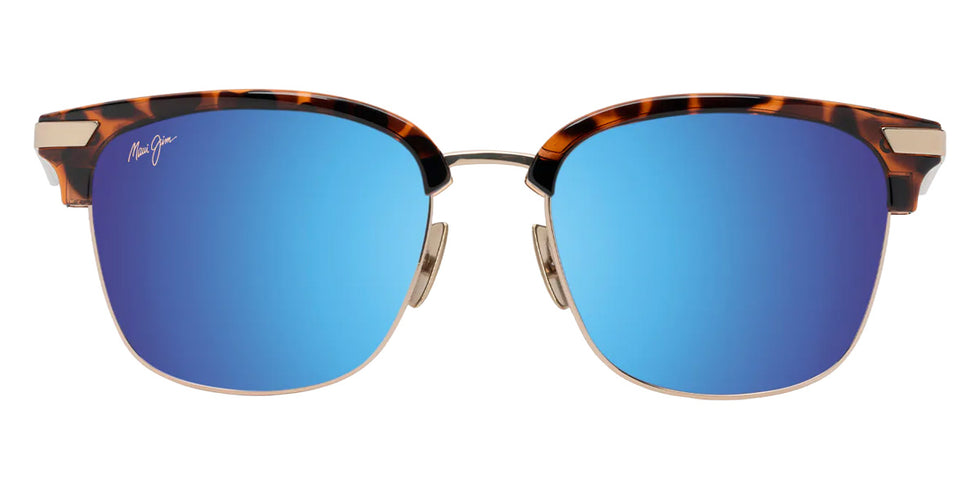 Maui Jim KALAUNU ASIAN FIT MM629-024 55 - Shiny Dark Havana with Gold #id:mjimm629024_s:140100