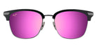 Maui Jim KALAUNU ASIAN FIT MM629-025 55 - Shiny Black with Dark Silver #id:mjimm629025_s:114100