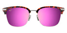Maui Jim KALAUNU ASIAN FIT MM629-026 55 - Shiny Red Havana with Silver #id:mjimm629026_s:134100