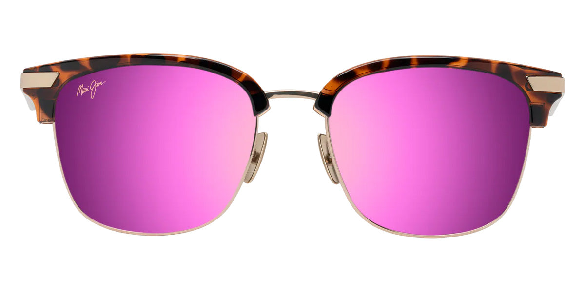 Maui Jim KALAUNU ASIAN FIT MM629-027 55 - Shiny Dark Havana with Gold #id:mjimm629027_s:154100