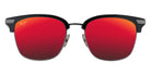 Maui Jim KALAUNU ASIAN FIT MM629-028 55 - Shiny Black with Dark Silver #id:mjimm629028_s:116100