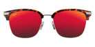 Maui Jim KALAUNU ASIAN FIT MM629-029 55 - Shiny Red Havana with Silver #id:mjimm629029_s:136100