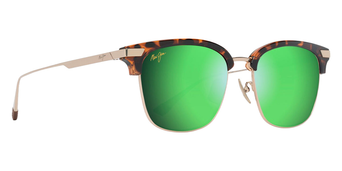 Maui Jim KALAUNU ASIAN FIT MM629-033 55 - Shiny Dark Havana with Gold #id:mjimm629033_s:144105