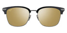 Maui Jim KALAUNU ASIAN FIT MM629-034 55 - Shiny Black with Dark Silver #id:mjimm629034_s:102100