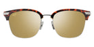 Maui Jim KALAUNU ASIAN FIT MM629-035 55 - Shiny Red Havana with Silver #id:mjimm629035_s:122100
