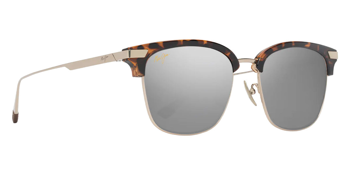 Maui Jim KALAUNU ASIAN FIT MM629-039 55 - Shiny Dark Havana with Gold #id:mjimm629039_s:158105