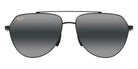 Maui Jim WAIWAI MM634-012 59 - Matte Black with Gray #id:mjimm634012_s:106100