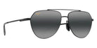 Maui Jim WAIWAI MM634-012 59 - Matte Black with Gray #id:mjimm634012_s:106105
