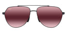 Maui Jim WAIWAI MM634-018 59 - Matte Black with Gray #id:mjimm634018_s:112100