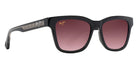 Maui Jim HANOHANO MM644-011 53 - Shiny Black with Transparent Light Gray #id:mjimm644011_s:112105