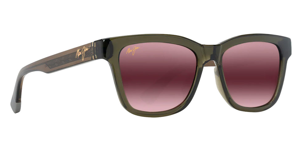 Maui Jim HANOHANO MM644-023 53 - Shiny Transparent Green #id:mjimm644023_s:172105
