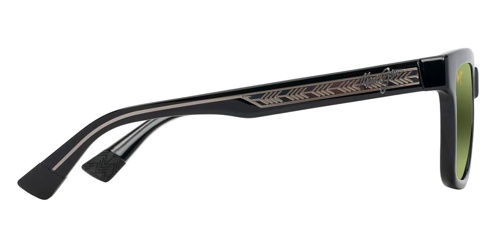 Maui Jim HANOHANO MM644-025 53 - Shiny Black with Transparent Light Gray #id:mjimm644025_s:110110