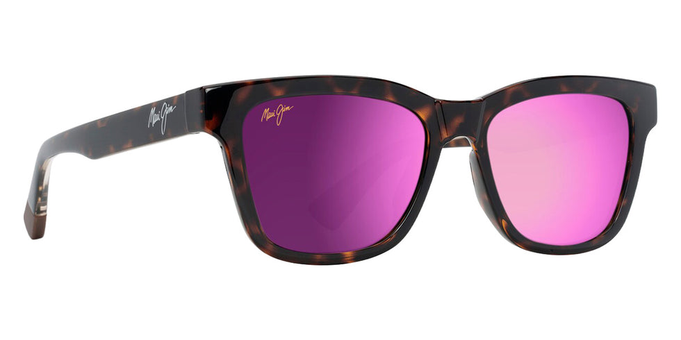 Maui Jim HANOHANO MM644-034 53 - Shiny Dark Havana with Transparent Yellow #id:mjimm644034_s:134105