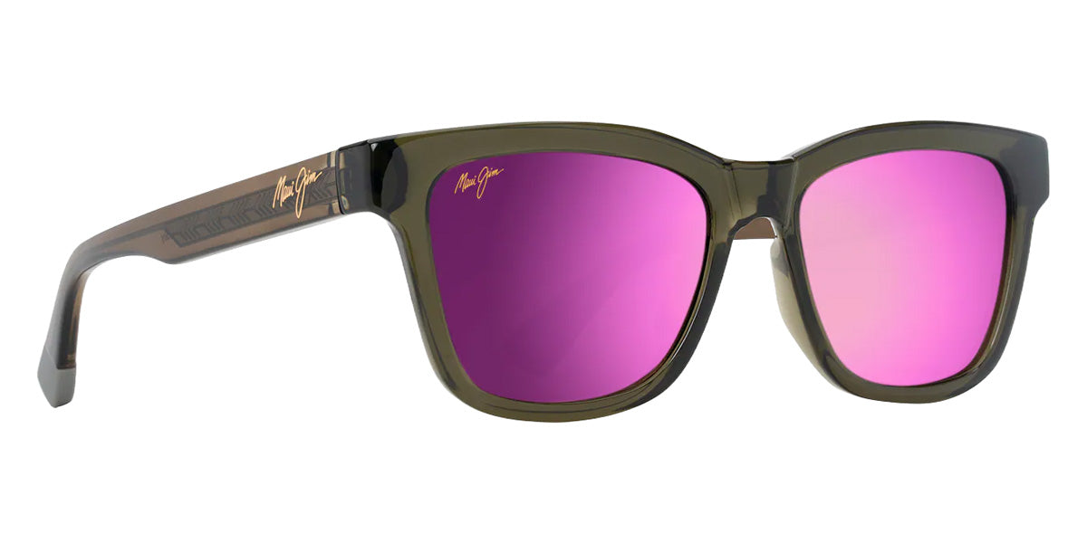 Maui Jim HANOHANO MM644-035 53 - Shiny Transparent Green #id:mjimm644035_s:174105