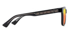 Maui Jim HANOHANO MM644-037 53 - Shiny Black with Transparent Light Gray #id:mjimm644037_s:116110