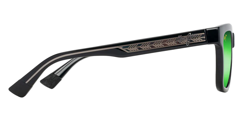 Maui Jim HANOHANO MM644-041 53 - Shiny Black with Transparent Light Gray #id:mjimm644041_s:104110