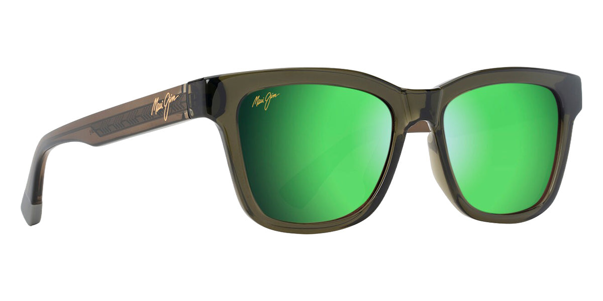 Maui Jim HANOHANO MM644-043 53 - Shiny Transparent Green #id:mjimm644043_s:164105