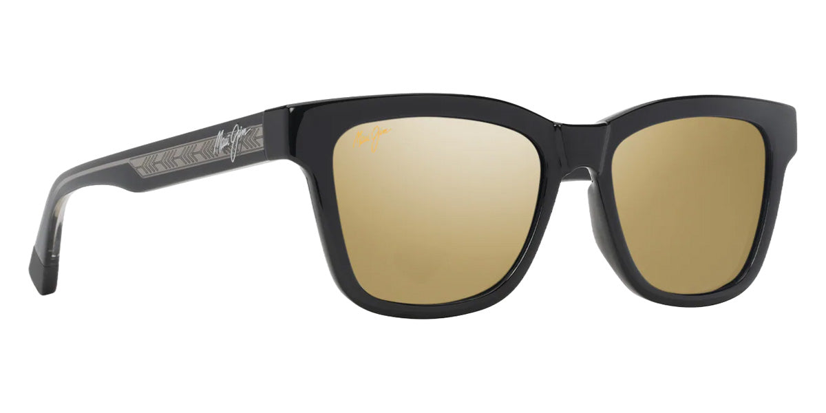 Maui Jim HANOHANO MM644-047 53 - Shiny Black with Transparent Light Gray #id:mjimm644047_s:102105