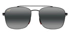 Maui Jim PĪWAI ASIAN FIT MM645-002 58 - Matte Black #id:mjimm645002_s:126100