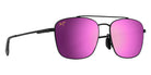 Maui Jim PĪWAI ASIAN FIT MM645-004 58 - Matte Black with Gray #id:mjimm645004_s:114105