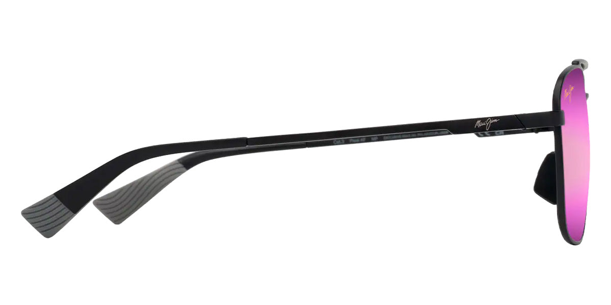 Maui Jim PĪWAI ASIAN FIT MM645-004 58 - Matte Black with Gray #id:mjimm645004_s:114110