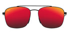 Maui Jim PĪWAI ASIAN FIT MM645-007 58 - Matte Black with Gray #id:mjimm645007_s:116100