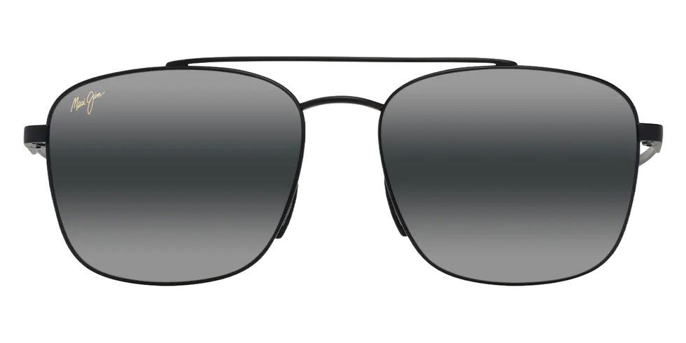 Maui Jim PĪWAI ASIAN FIT MM645-011 58 - Matte Black with Gray #id:mjimm645011_s:106100