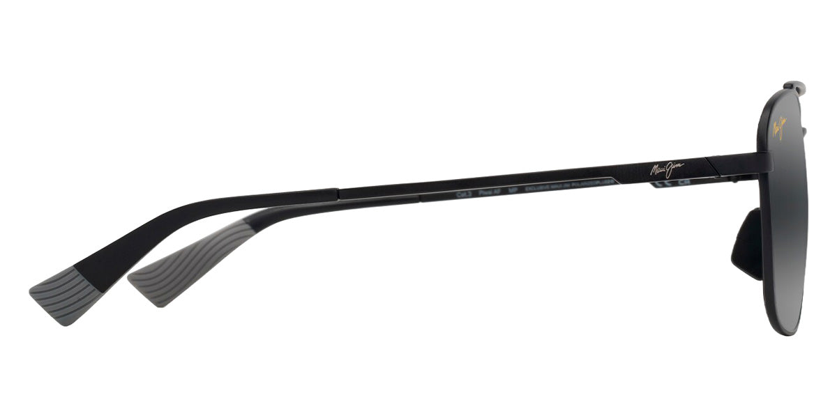 Maui Jim PĪWAI ASIAN FIT MM645-011 58 - Matte Black with Gray #id:mjimm645011_s:106110