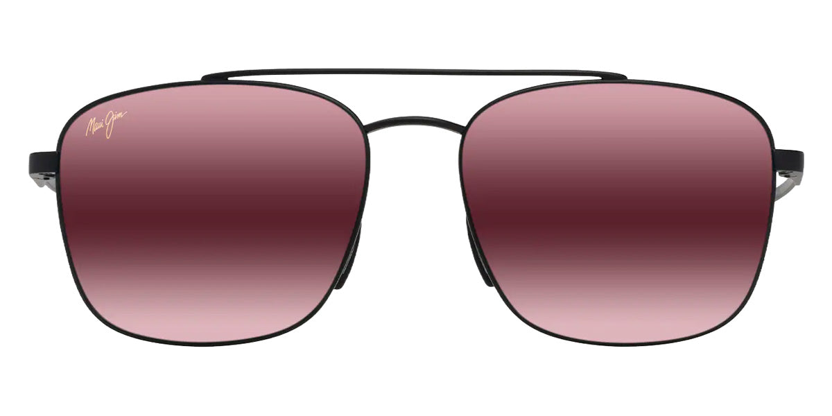 Maui Jim PĪWAI ASIAN FIT MM645-017 58 - Matte Black with Gray #id:mjimm645017_s:112100