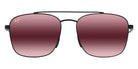 Maui Jim PĪWAI ASIAN FIT MM645-017 58 - Matte Black with Gray #id:mjimm645017_s:112100