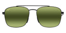 Maui Jim PĪWAI ASIAN FIT MM645-020 58 - Matte Black with Gray #id:mjimm645020_s:110100