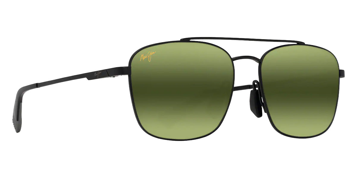 Maui Jim PĪWAI ASIAN FIT MM645-020 58 - Matte Black with Gray #id:mjimm645020_s:110105