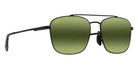 Maui Jim PĪWAI ASIAN FIT MM645-020 58 - Matte Black with Gray #id:mjimm645020_s:110105
