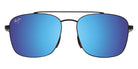 Maui Jim PĪWAI ASIAN FIT MM645-022 58 - Matte Black #id:mjimm645022_s:120100