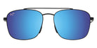 Maui Jim PĪWAI ASIAN FIT MM645-023 58 - Matte Black with Gray #id:mjimm645023_s:100100