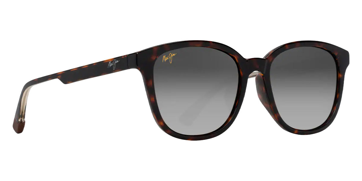 Maui Jim KU'IKAHI ASIAN FIT MM647-001 55 - Shiny Dark Havana with Transparent Yellow #id:mjimm647001_s:126105