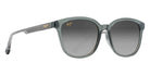 Maui Jim KU'IKAHI ASIAN FIT MM647-002 55 - Shiny Transparent Dark Gray #id:mjimm647002_s:146105