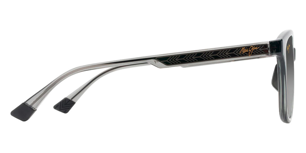 Maui Jim KU'IKAHI ASIAN FIT MM647-002 55 - Shiny Transparent Dark Gray #id:mjimm647002_s:146110
