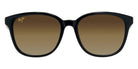 Maui Jim KU'IKAHI ASIAN FIT MM647-007 55 - Shiny Black with Transparent Light Gray #id:mjimm647007_s:108100