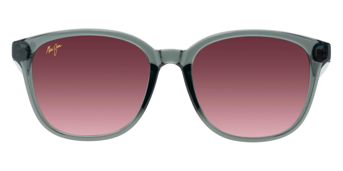 Maui Jim KU'IKAHI ASIAN FIT MM647-010 55 - Shiny Transparent Dark Gray #id:mjimm647010_s:152100