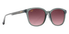 Maui Jim KU'IKAHI ASIAN FIT MM647-010 55 - Shiny Transparent Dark Gray #id:mjimm647010_s:152105