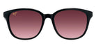 Maui Jim KU'IKAHI ASIAN FIT MM647-011 55 - Shiny Black with Transparent Light Gray #id:mjimm647011_s:112100